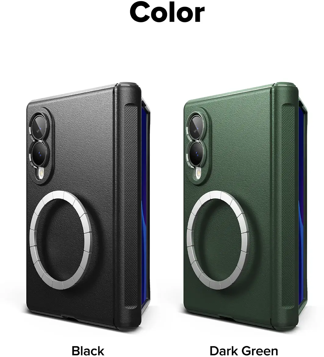 Ringke Onyx Flap Magnetic Samsung Galaxy Z Fold 8 Hoesje MagSafe Zwart afbeelding 18