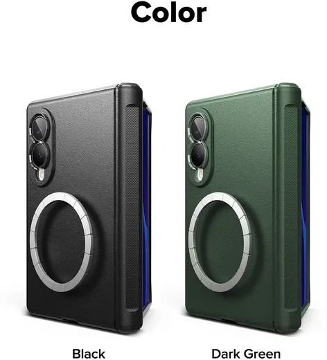 Ringke Onyx Flap Magnetic Samsung Galaxy Z Fold 8 Hoesje MagSafe Zwart afbeelding 18