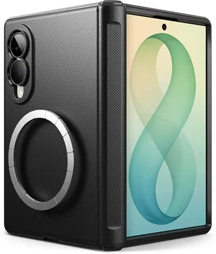 Ringke Onyx Flap Magnetic Samsung Galaxy Z Fold 8 Hoesje MagSafe Zwart