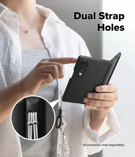 Ringke Onyx Flap Magnetic Samsung Galaxy Z Fold 8 Hoesje MagSafe Zwart afbeelding 14