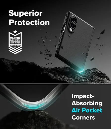 Ringke Onyx Flap Magnetic Samsung Galaxy Z Fold 8 Hoesje MagSafe Zwart afbeelding 10