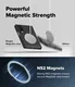 Ringke Onyx Flap Magnetic Samsung Galaxy Z Fold 8 Hoesje MagSafe Zwart afbeelding 9