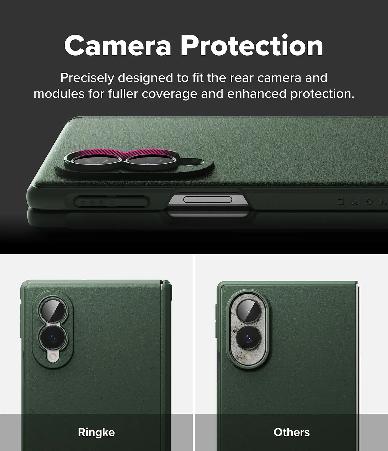 Ringke Onyx Flap Magnetic Samsung Galaxy Z Fold 8 Ultra Hoesje MagSafe Groen afbeelding 13