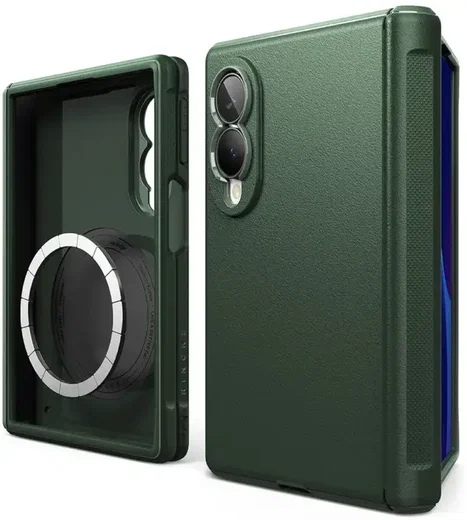 Ringke Onyx Flap Magnetic Samsung Galaxy Z Fold 8 Ultra Hoesje MagSafe Groen afbeelding 2