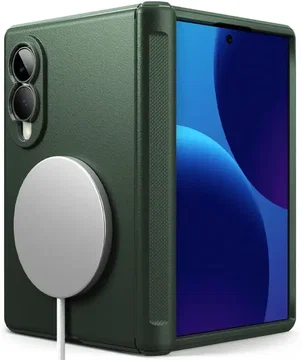 Ringke Onyx Flap Magnetic Samsung Galaxy Z Fold 8 Ultra Hoesje MagSafe Groen