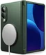 Ringke Onyx Flap Magnetic Samsung Galaxy Z Fold 8 Ultra Hoesje MagSafe Groen afbeelding 1