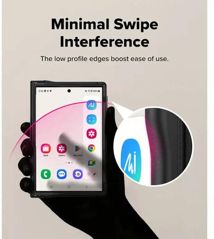 Ringke Alles Samsung Galaxy Z Fold 8 Hoesje 360° MagSafe Standaard Zwart afbeelding 12