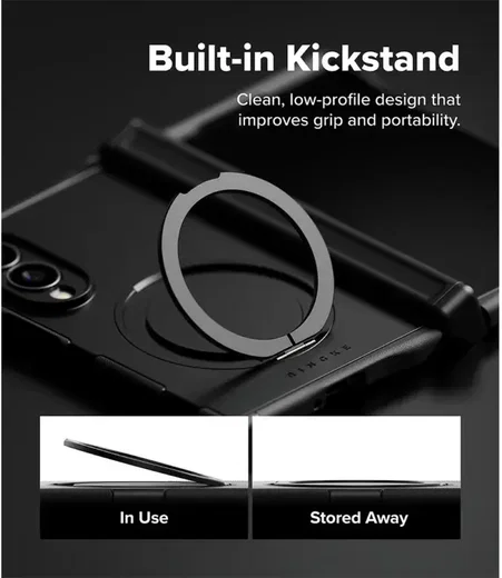 Ringke Alles Samsung Galaxy Z Fold 8 Hoesje 360° MagSafe Standaard Zwart afbeelding 6