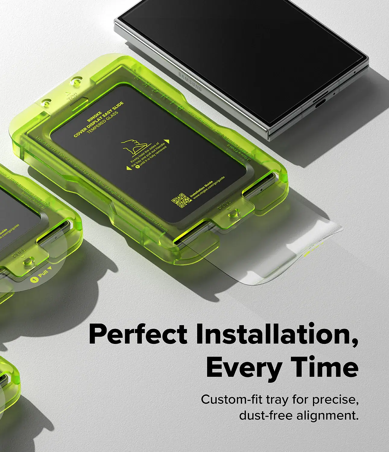 Ringke Easy Slide Samsung Galaxy Z Fold 8 Screen Protector met Jig 2-Pack afbeelding 3