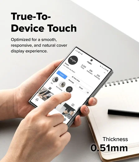 Ringke Easy Slide Samsung Galaxy Z Fold 8 Screen Protector met Jig 2-Pack afbeelding 8