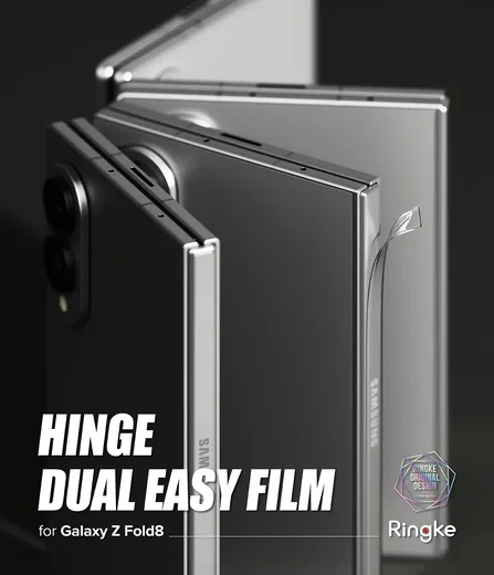 Ringke Hinge Dual Easy Film Samsung Galaxy Z Fold 8 Scharnier Protector 2-Pack afbeelding 2