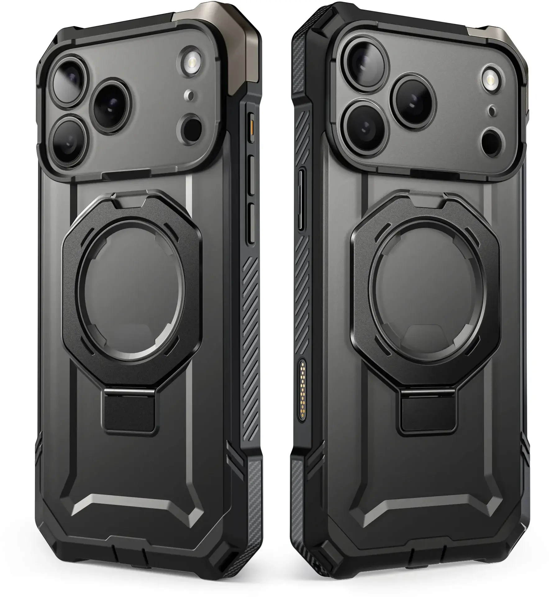 SUPCASE UB Grip Apple iPhone 18 Pro / 17 Pro Hoesje MagSafe Kickstand Zwart afbeelding 10
