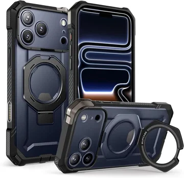 SUPCASE UB Grip Apple iPhone 18 Pro Hoesje MagSafe Kickstand Zwart