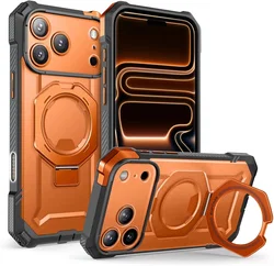 SUPCASE UB Grip Apple iPhone 18 Pro Hoesje MagSafe Kickstand Oranje afbeelding