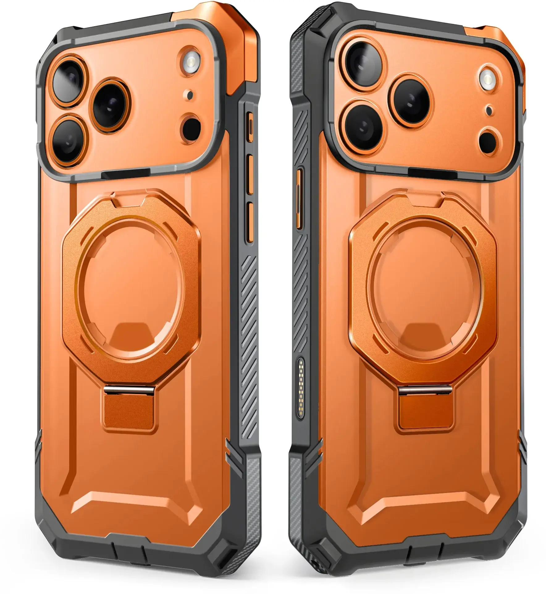 SUPCASE UB Grip Apple iPhone 18 Pro / 17 Pro Hoesje MagSafe Kickstand Oranje afbeelding 10