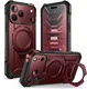 SUPCASE UB Grip Apple iPhone 18 Pro / 17 Pro Hoesje MagSafe Kickstand Burgundy