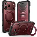 SUPCASE UB Grip Apple iPhone 18 Pro / 17 Pro Hoesje MagSafe Kickstand Burgundy