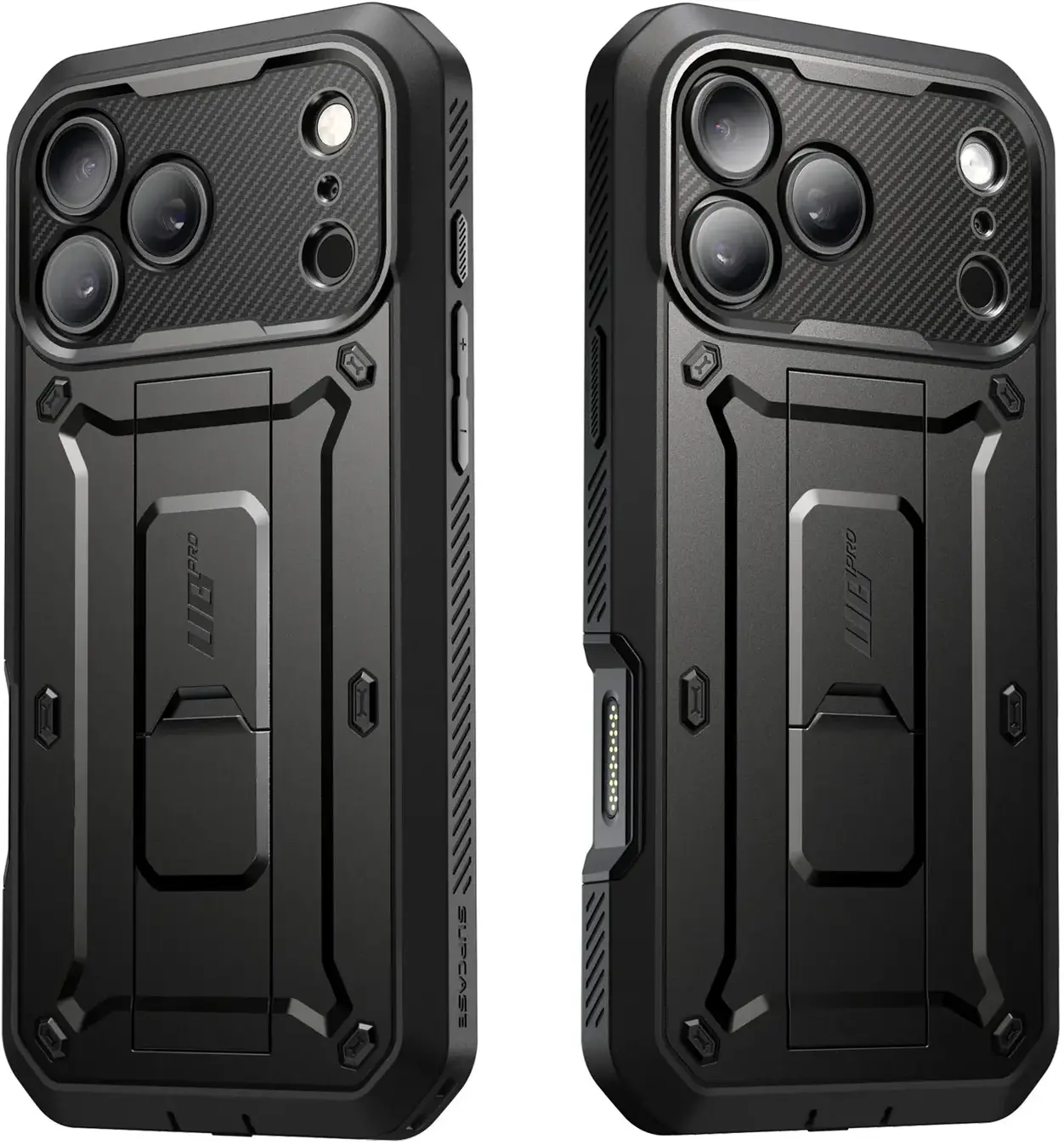 SUPCASE UB Pro iPhone 18 Pro / 17 Pro Hoesje Full Protect Kickstand Zwart afbeelding 11
