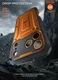 SUPCASE UB Pro iPhone 18 Pro / 17 Pro Hoesje Full Protect Kickstand Oranje afbeelding 2