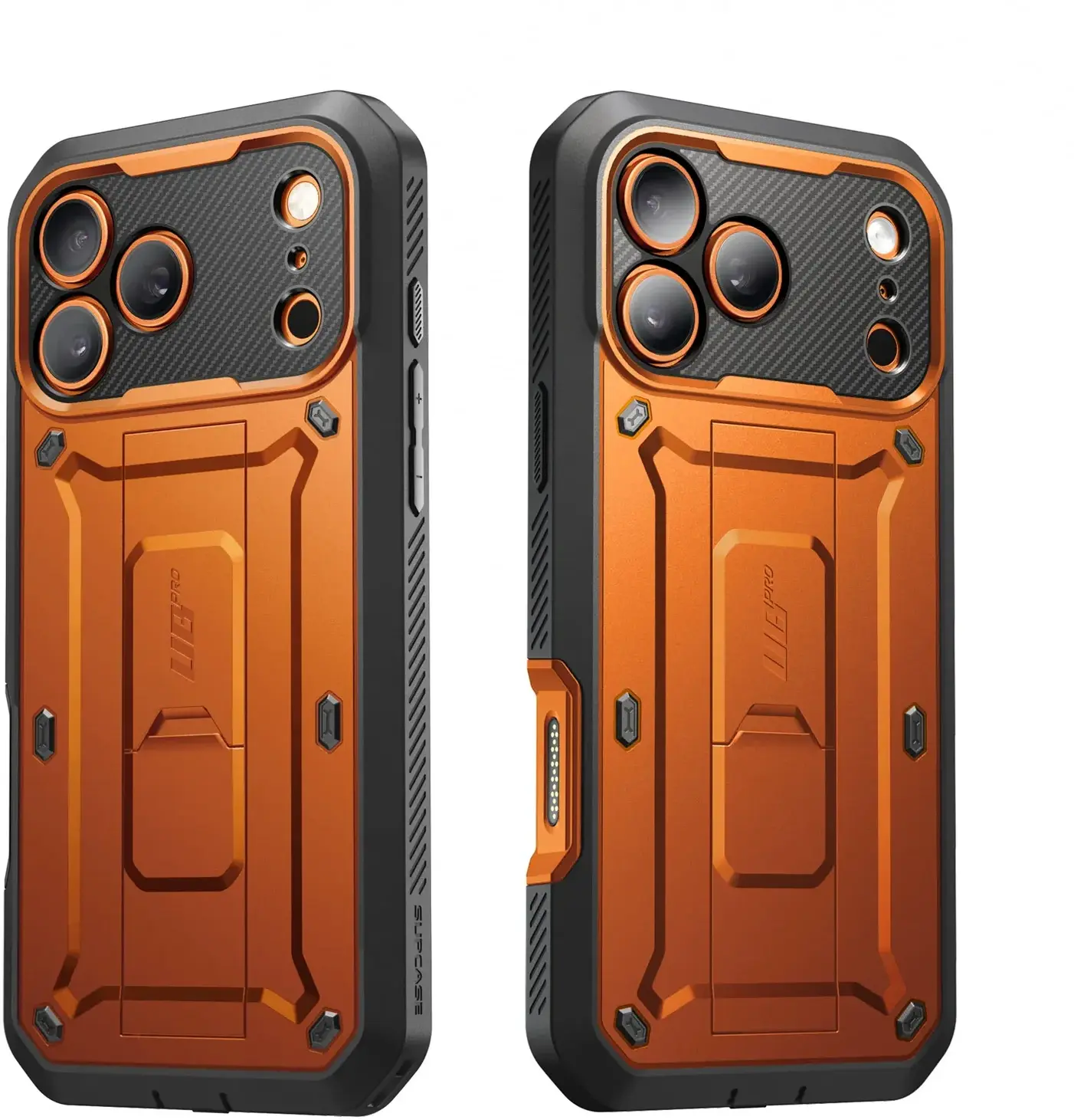 SUPCASE UB Pro iPhone 18 Pro / 17 Pro Hoesje Full Protect Kickstand Oranje afbeelding 11