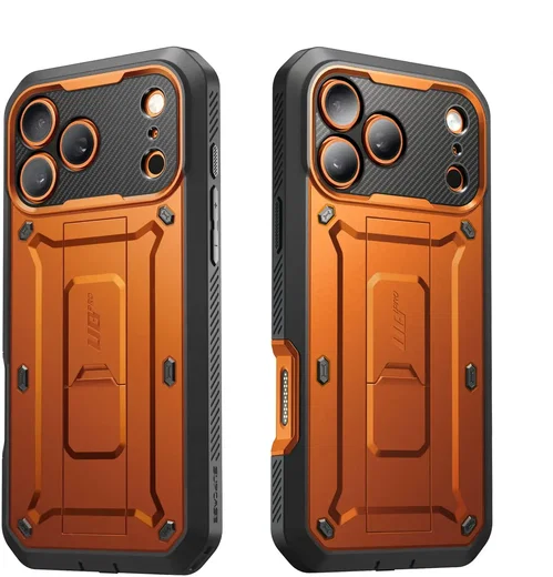 SUPCASE UB Pro iPhone 18 Pro / 17 Pro Hoesje Full Protect Kickstand Oranje afbeelding 11