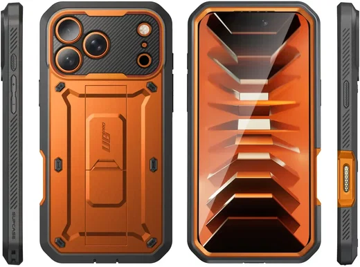 SUPCASE UB Pro iPhone 18 Pro / 17 Pro Hoesje Full Protect Kickstand Oranje afbeelding 10