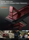 SUPCASE UB Pro iPhone 18 Pro / 17 Pro Hoesje Full Protect Kickstand Burgundy afbeelding 8