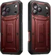 SUPCASE UB Pro iPhone 18 Pro / 17 Pro Hoesje Full Protect Kickstand Burgundy afbeelding 11