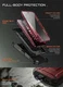 SUPCASE UB Pro iPhone 18 Pro / 17 Pro Hoesje Full Protect Kickstand Burgundy afbeelding 4