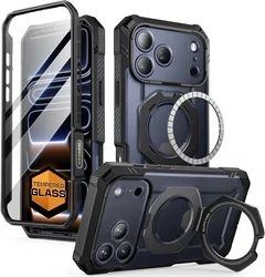 SUPCASE UB Grip Apple iPhone 18 Pro Hoesje MagSafe Full Protect Zwart afbeelding