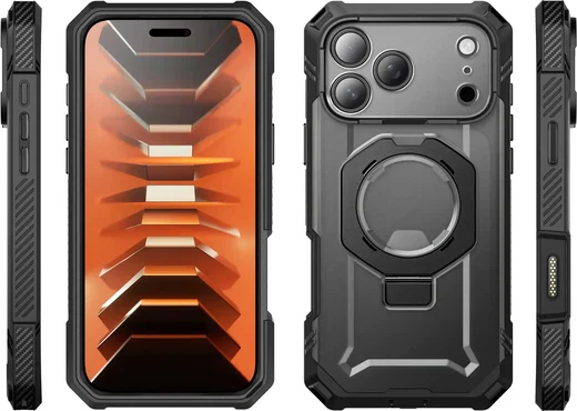SUPCASE UB Grip Pro iPhone 18 Pro / 17 Pro Hoesje Full Protect MagSafe Zwart afbeelding 10
