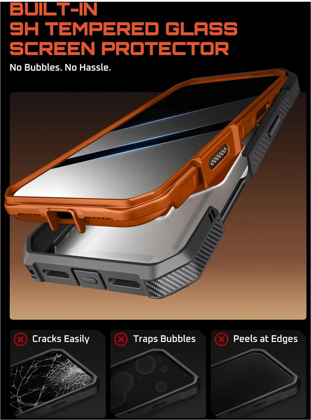 SUPCASE UB Grip Apple iPhone 18 Pro Hoesje MagSafe Full Protect Oranje afbeelding 8
