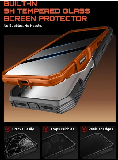 SUPCASE UB Grip Apple iPhone 18 Pro Hoesje MagSafe Full Protect Oranje afbeelding 8