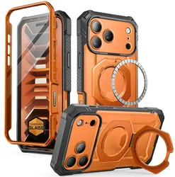 SUPCASE UB Grip Pro iPhone 18 Pro / 17 Pro Hoesje Full Protect MagSafe Oranje afbeelding