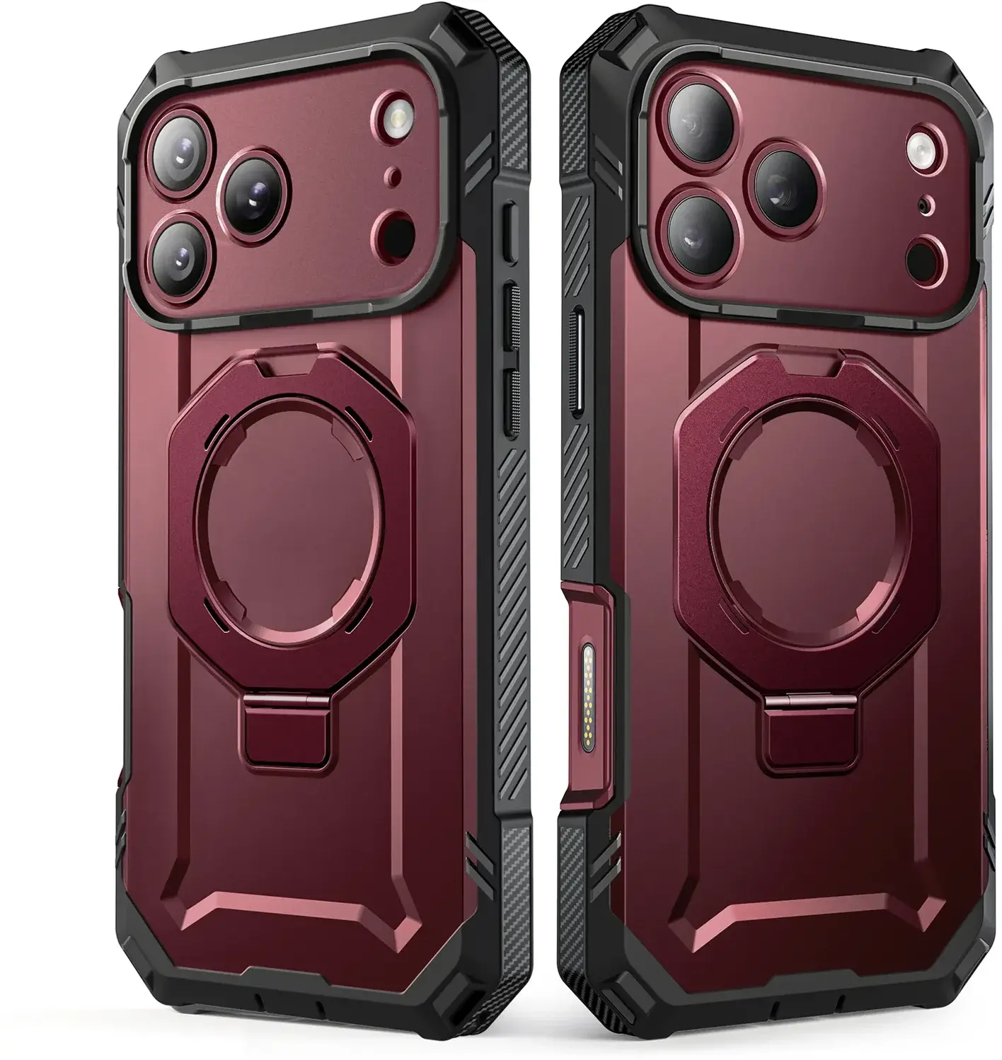 SUPCASE UB Grip Pro iPhone 18 Pro / 17 Pro Hoesje Full Protect MagSafe Burgundy afbeelding 11