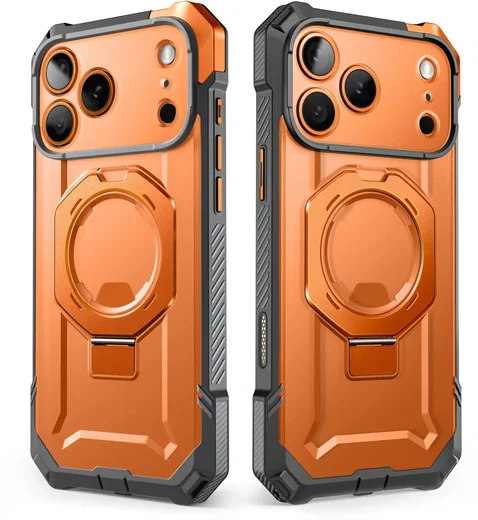 SUPCASE UB Grip iPhone 18 Pro Max / 17 Pro Max Hoesje MagSafe Kickstand Oranje afbeelding 10