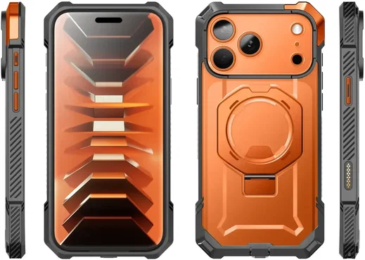 SUPCASE UB Grip iPhone 18 Pro Max / 17 Pro Max Hoesje MagSafe Kickstand Oranje afbeelding 9