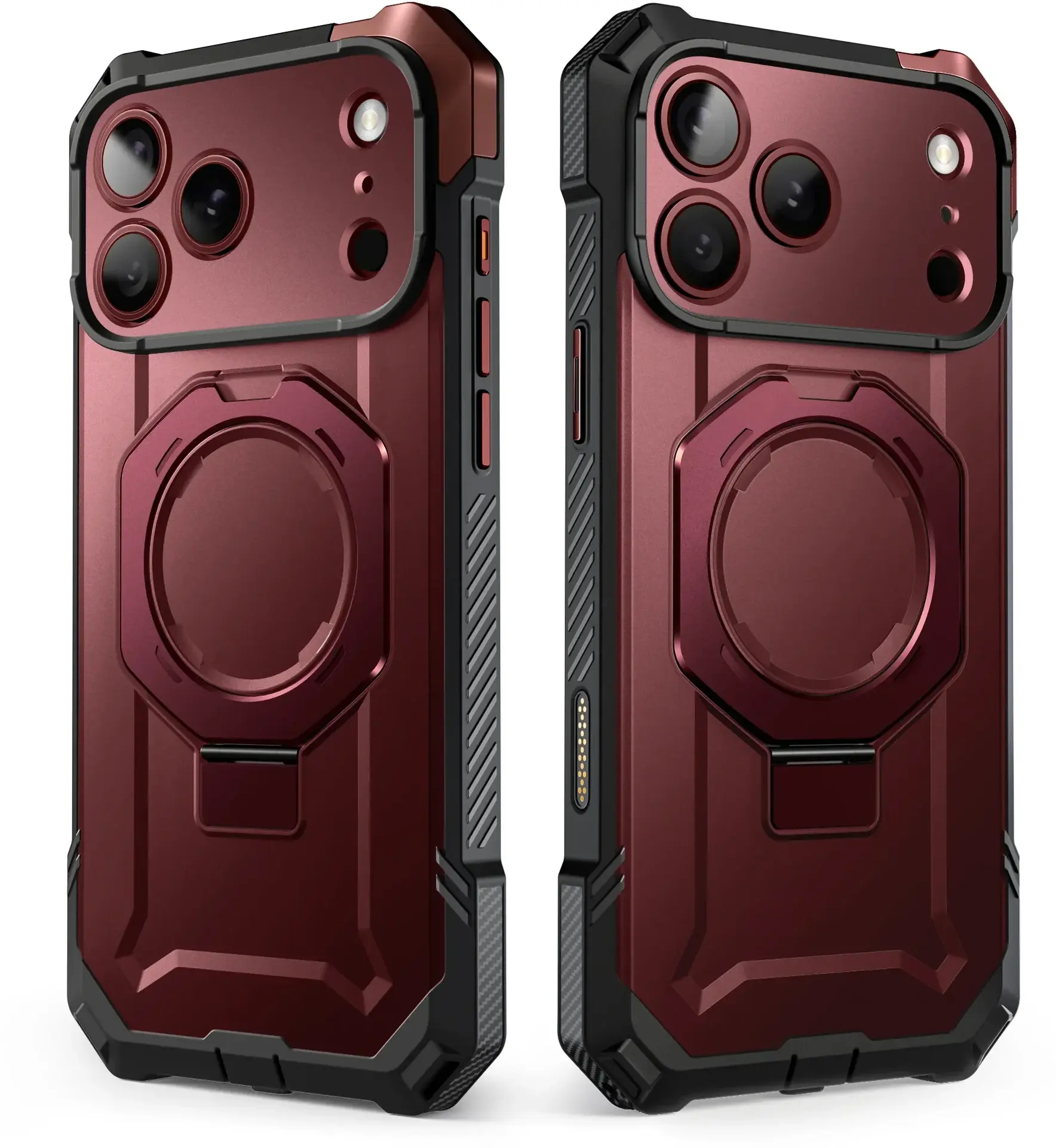 SUPCASE UB Grip iPhone 18 Pro Max / 17 Pro Max Hoesje MagSafe Kickstand Burgundy afbeelding 10