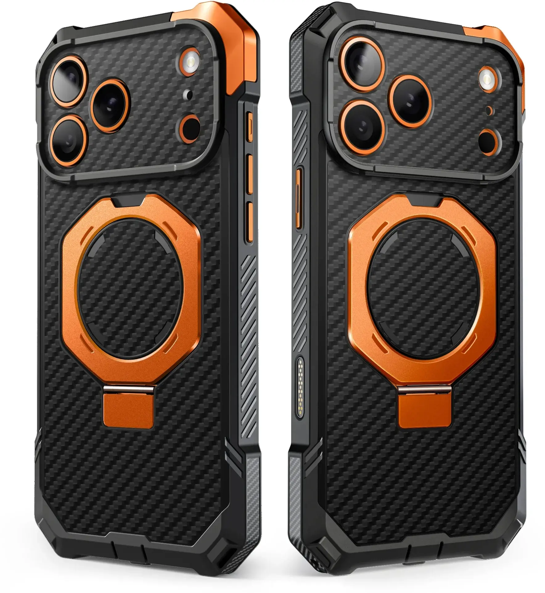 SUPCASE UB Grip iPhone 18 Pro Max / 17 Pro Max Hoesje MagSafe Kickstand Carbon afbeelding 10