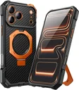 SUPCASE UB Grip Apple iPhone 18 Pro Max Hoesje MagSafe Kickstand Carbon