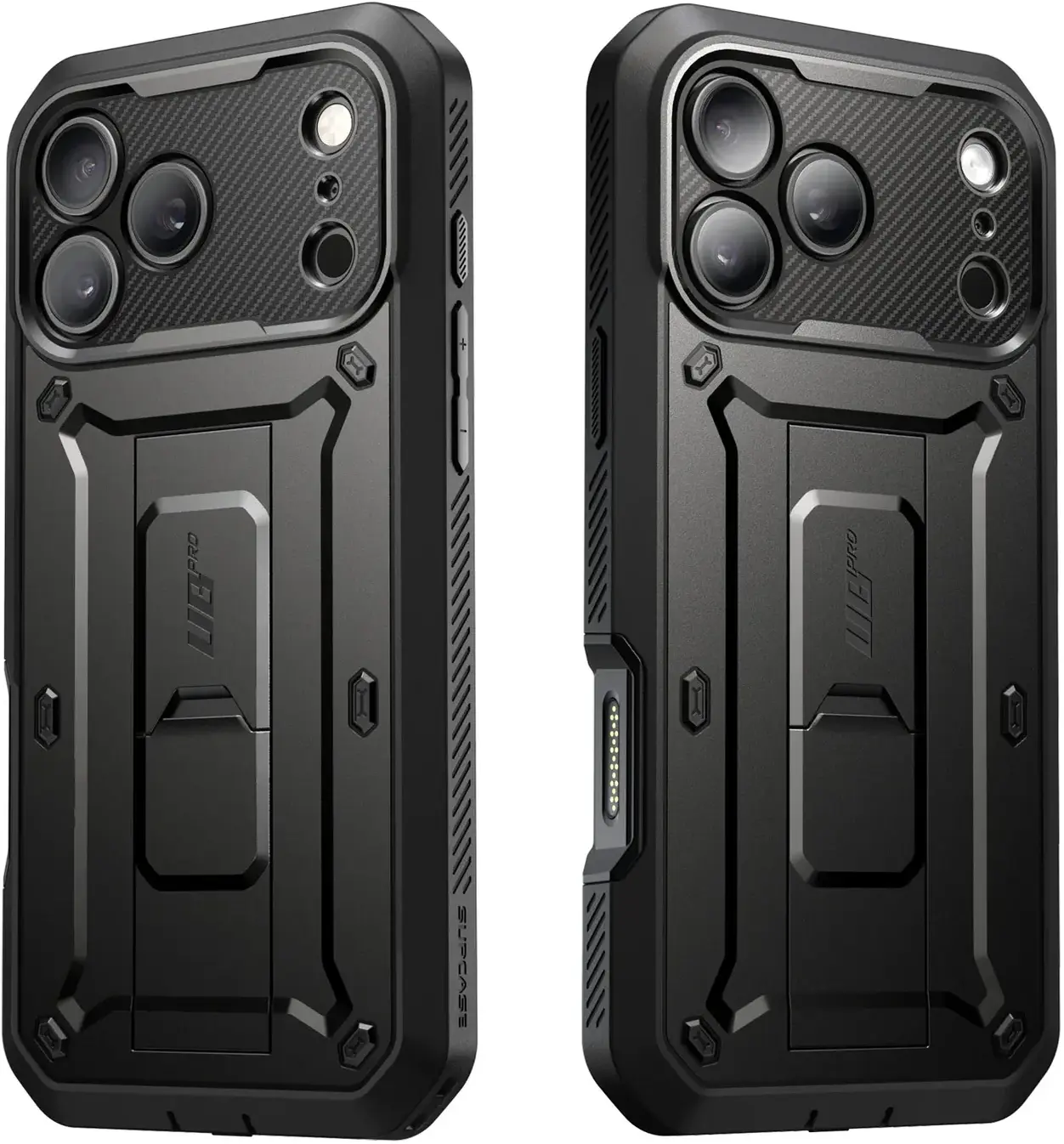 SUPCASE UB Pro iPhone 18 Pro Max / 17 Pro Max Hoesje Full Protect Stand Zwart afbeelding 11