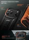 SUPCASE UB Pro iPhone 18 Pro Max / 17 Pro Max Hoesje Full Protect Stand Zwart afbeelding 7