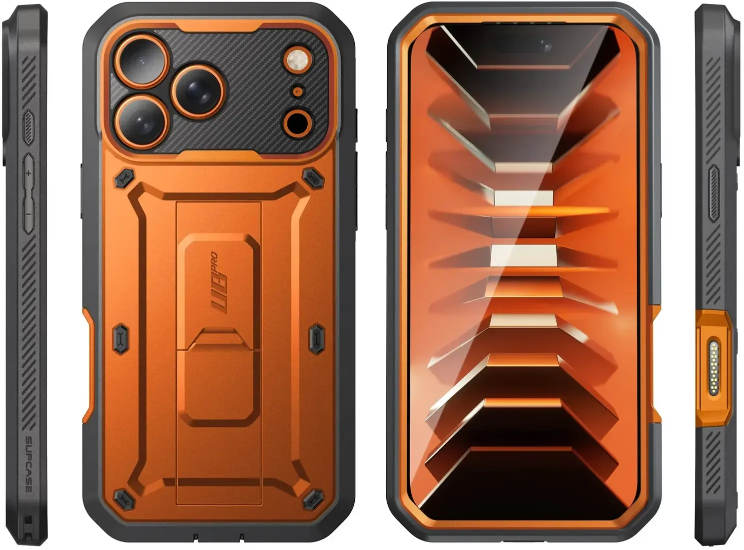 SUPCASE UB Pro iPhone 18 Pro Max / 17 Pro Max Hoesje Full Protect Stand Oranje afbeelding 10