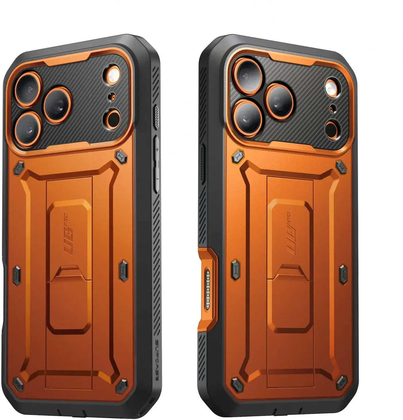 SUPCASE UB Pro iPhone 18 Pro Max / 17 Pro Max Hoesje Full Protect Stand Oranje afbeelding 11