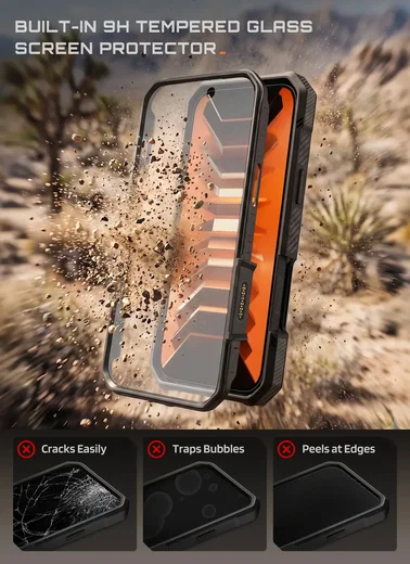 SUPCASE UB Grip Pro iPhone 18 Pro Max / 17 Pro Max Hoesje Full Protect Zwart afbeelding 4