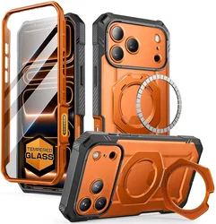 SUPCASE UB Grip Apple iPhone 18 Pro Max Hoesje MagSafe Full Protect Oranje afbeelding