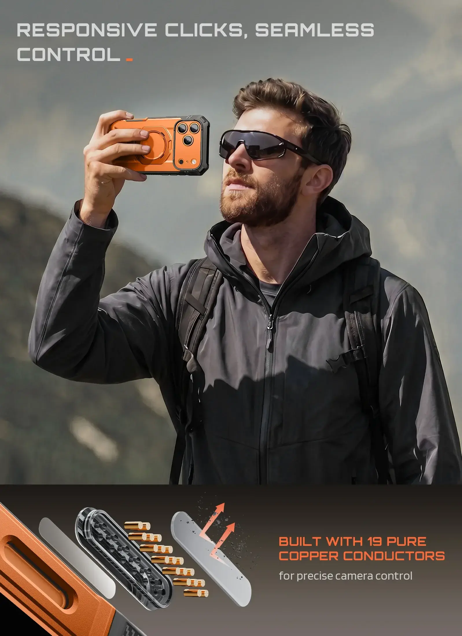 SUPCASE UB Grip Pro iPhone 18 Pro Max / 17 Pro Max Hoesje Full Protect Oranje afbeelding 8