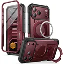 SUPCASE UB Grip Pro iPhone 18 Pro Max / 17 Pro Max Hoesje Full Protect Burgundy