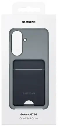 Origineel Samsung Galaxy A27 Hoesje Card Slot Cover Zwart afbeelding 7