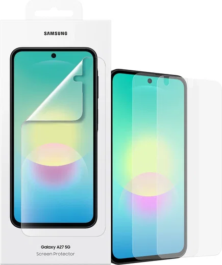 Originele Samsung Galaxy A27 Screen Protector Display Folie (2-Pack) afbeelding 1